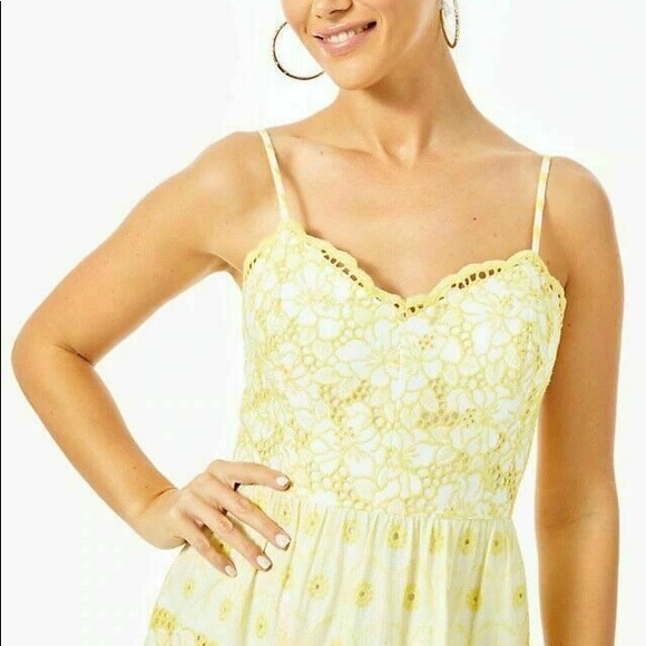 Lilly Pulitzer Kyla Maxi Dress St.Tropez Yellow - Picture 3 of 14